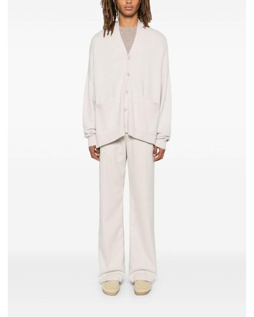 Extreme Cashmere White Tokyo Cashmere Cardigan