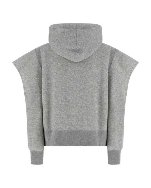 Sacai Gray 'Sponge' Hoodie