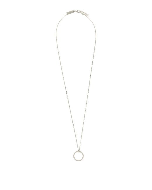 Maison Margiela White Numeric' Necklace for men