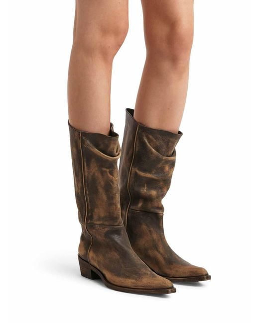 Khaite Brown Clive Boot