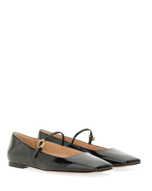Gianvito Rossi Black Elegant Ballerina Flats