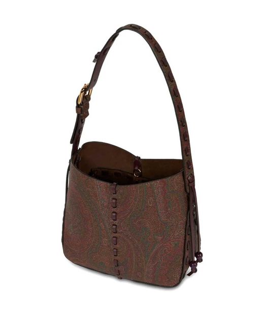 Etro Brown Vulcano Crossbody Bag