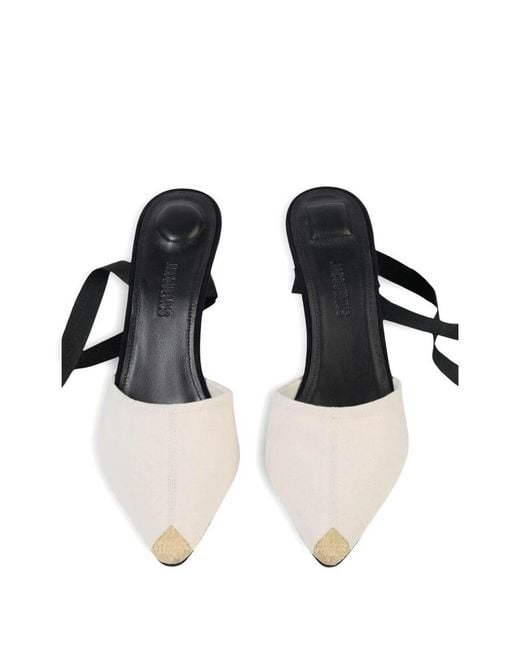 Jacquemus Black With Heel Lamb Leather