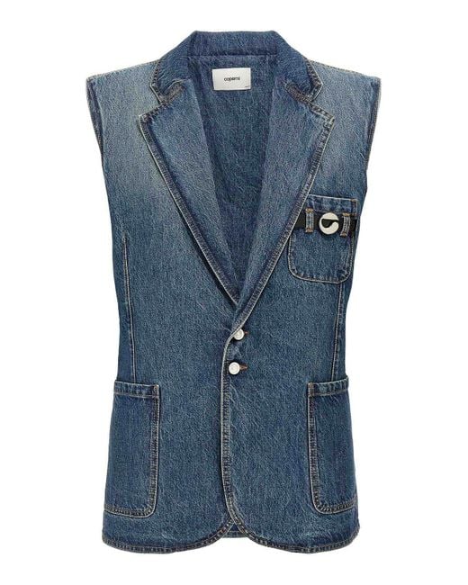 Coperni Blue Strap Vest