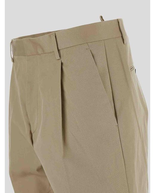 DSquared² Natural Trousers With Side Pockets for men