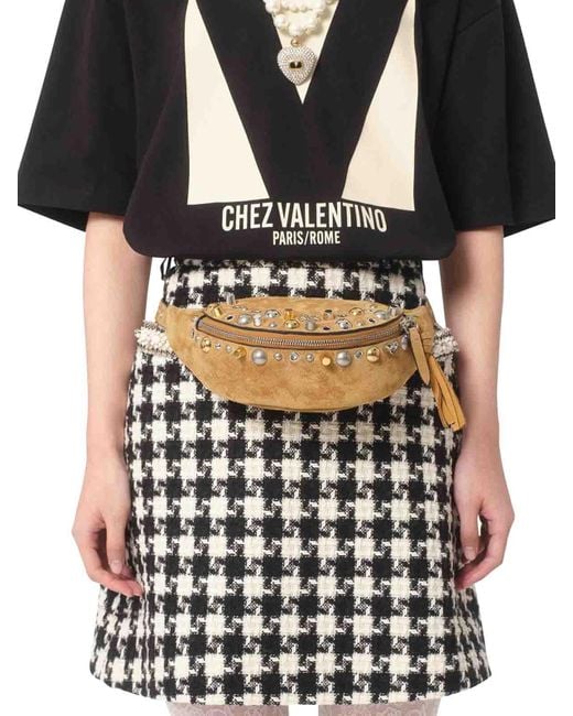 Valentino Garavani Black Chez Print Cotton Jersey T-Shirt