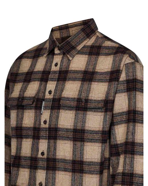 DSquared² Brown Shirts for men