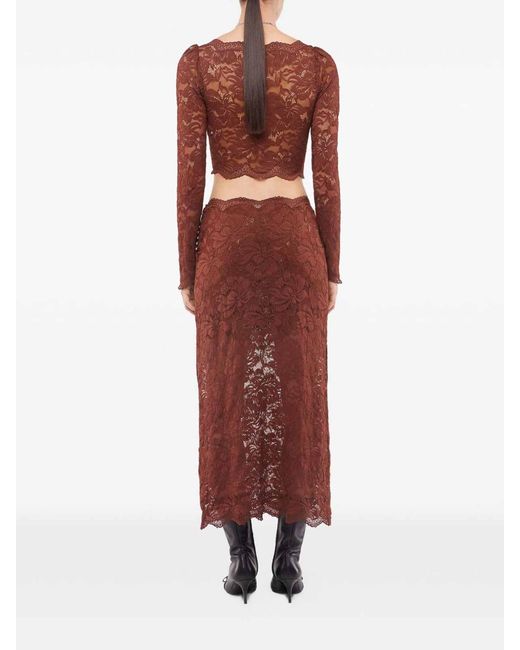 Rabanne Brown Skirt
