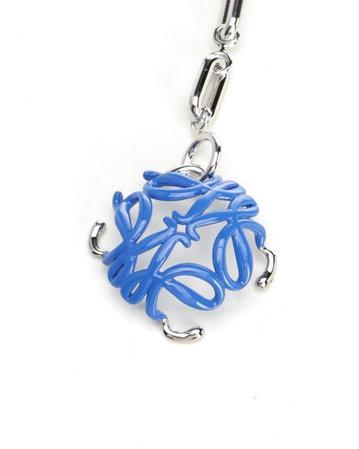 Loewe Blue Scarab Anagram Pendant