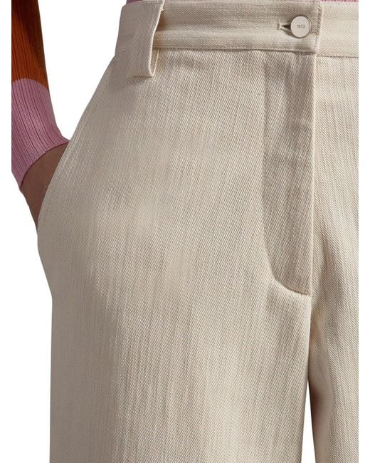 Moncler Natural Cotton Bull Pants