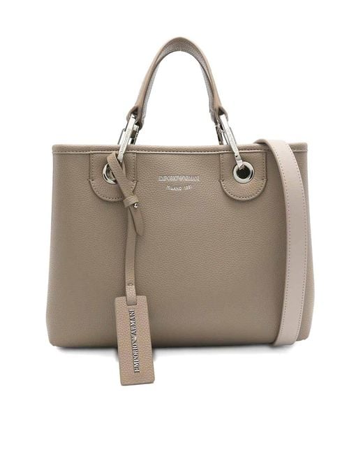 Emporio Armani Natural Myea Small Shopping Bag