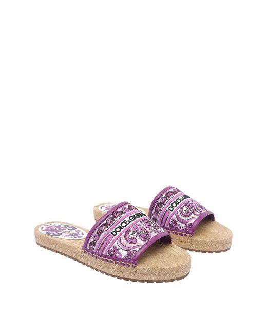 Dolce & Gabbana Pink Dolce & Amp Gabbana Espadrilles
