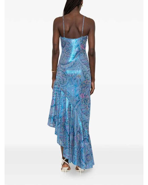 Etro Blue Long Light Dress