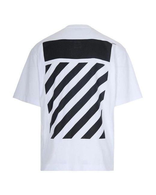 Off-White c/o Virgil Abloh White Crew Neck T-Shirt for men