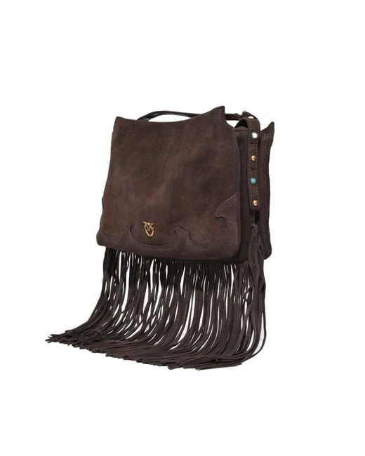 Pinko Black One Two Three Bag Small Shoulder Bag