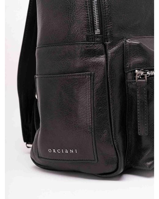 Orciani Black 'Lagoon' Backpack for men