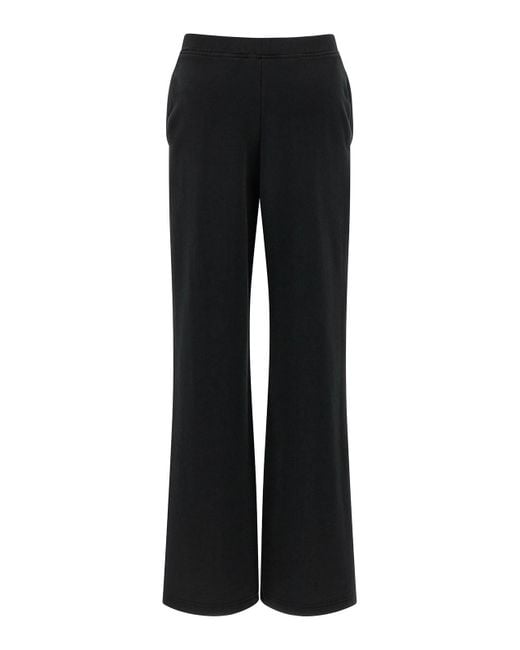 ROTATE BIRGER CHRISTENSEN Black Lacing Joggers