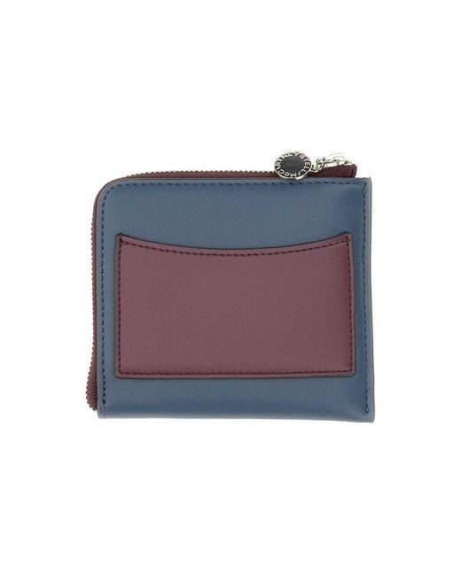 Stella McCartney Blue Zipped Wallet