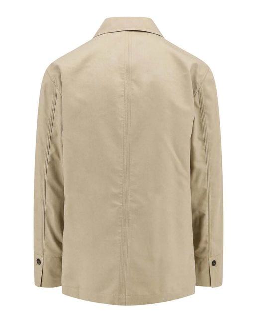 Ferragamo Natural Cotton And Viscose Jacket for men