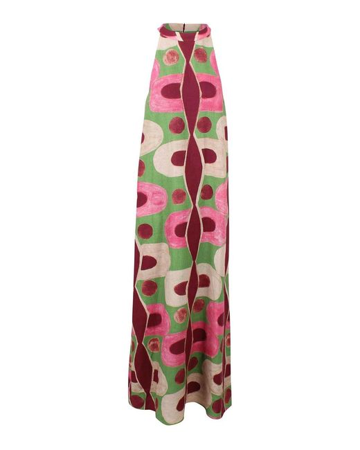 PHILIPPA 1970 White Noemi Halterneck Dress