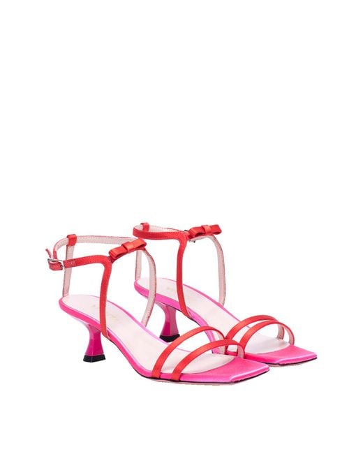 Vivetta Pink Bicolour Sandal