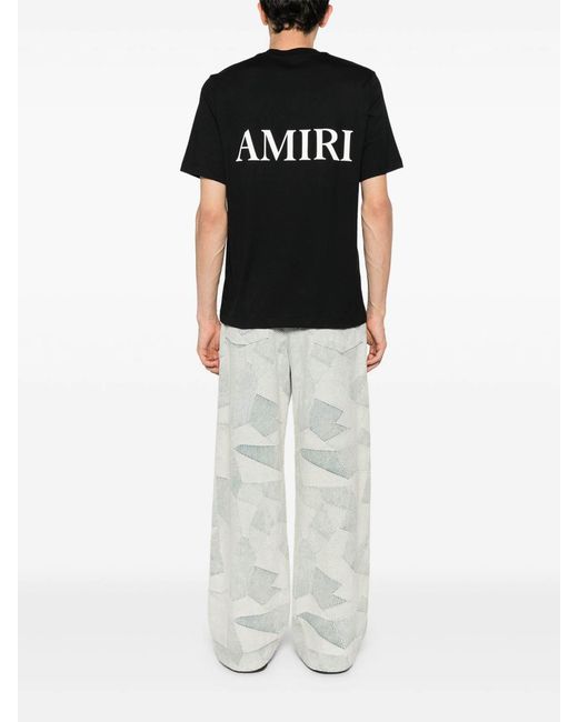 Amiri Black Ma Core Logo T-Shirt for men