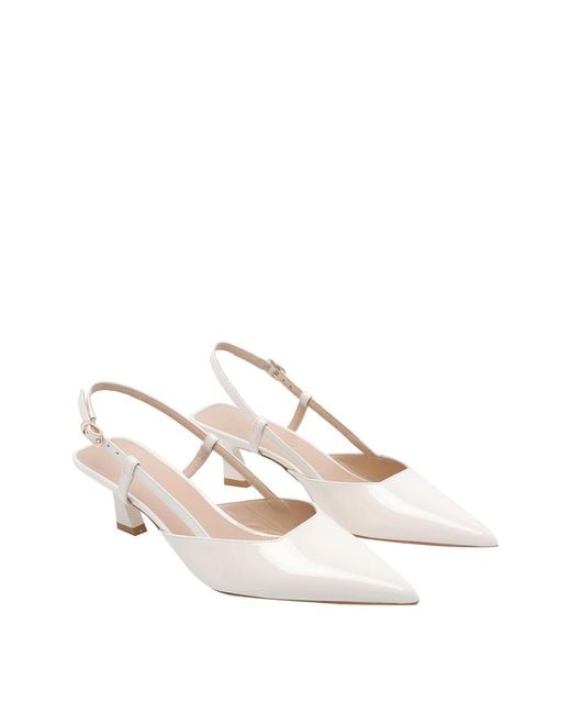 Stuart Weitzman Natural Vinnie Slingback