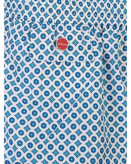 Kiton Blue Swimsuit for men