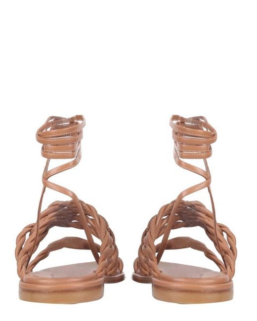 Stuart Weitzman Pink Calypso Sandals