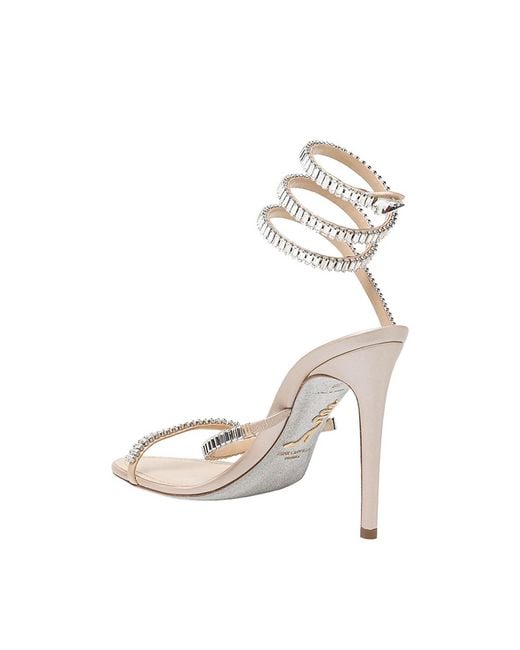 Rene Caovilla White Sandal
