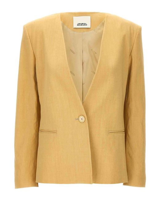 Isabel Marant Yellow 'Manzil' Blazer