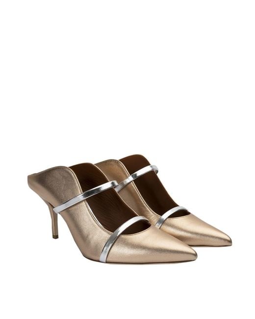 Malone Souliers Metallic Maureen 70Mm Mules