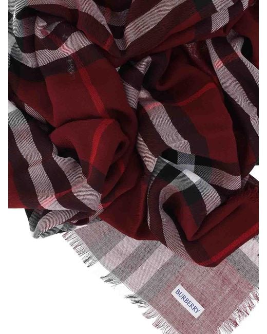 Sciarpa di Burberry in Red