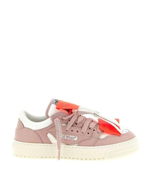 Off-White c/o Virgil Abloh Pink '3.0 Off Court' Sneakers
