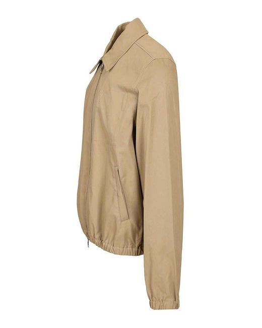 AMI Natural Ami Zipped Jacket for men