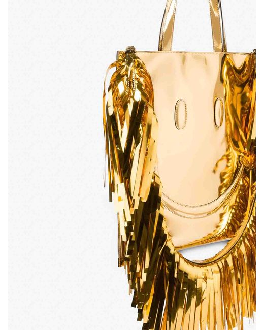 Moschino Metallic Shopping Smile Holiday