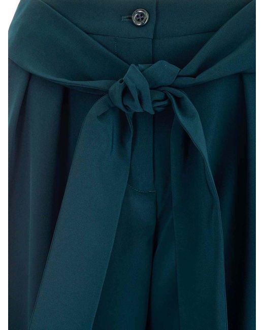 See By Chloé Blue Wide Leg Trousers