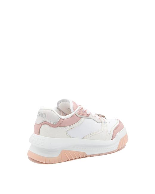 Versace White Odyssey Sneakers
