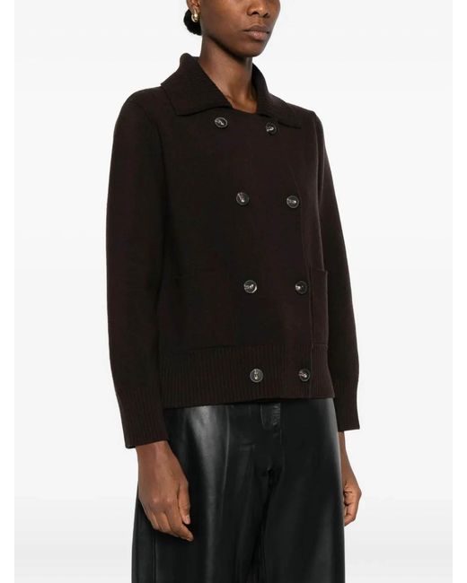 Alpha Studio Black Knit Jacket