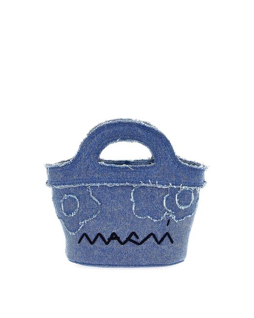 Marni Blue Tropicalia Micro Handbag