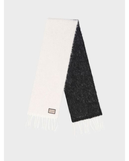 Karl Lagerfeld Black Hotel Karl Scarf for men
