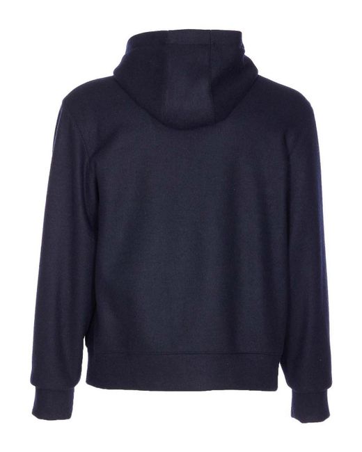 Circolo 1901 Blue Zipped Sweatshirt Zip Closure for men