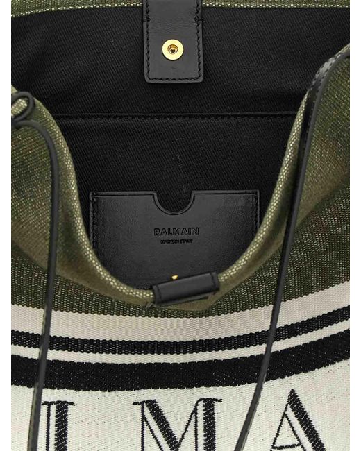 Balmain Black Medium Shopping Bag