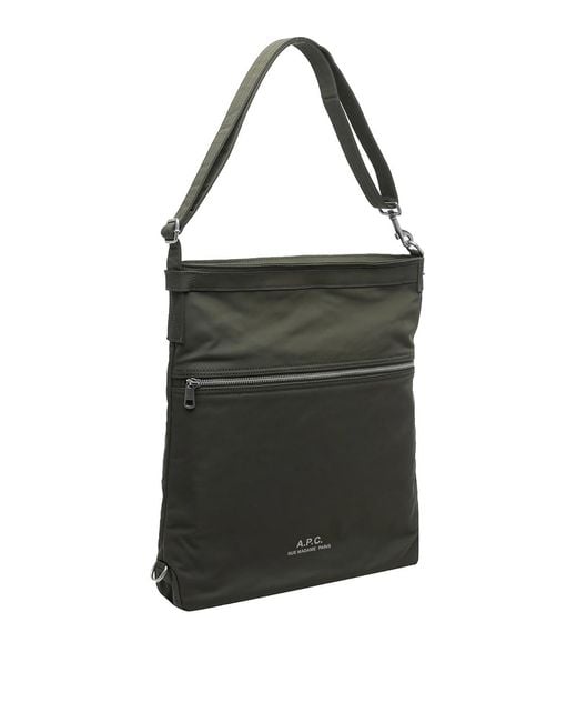 Borsa A Tracolla D'Archivio di A.P.C. in Black da Uomo