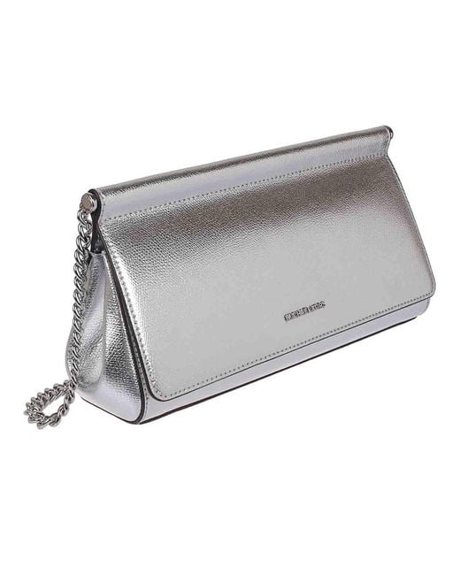 Michael Kors Gray Md Ew Clutch