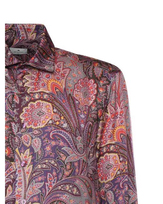 Camicia di Etro in Pink da Uomo