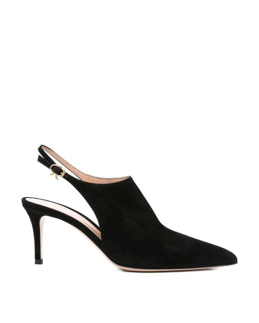 Gianvito Rossi Black Bazel