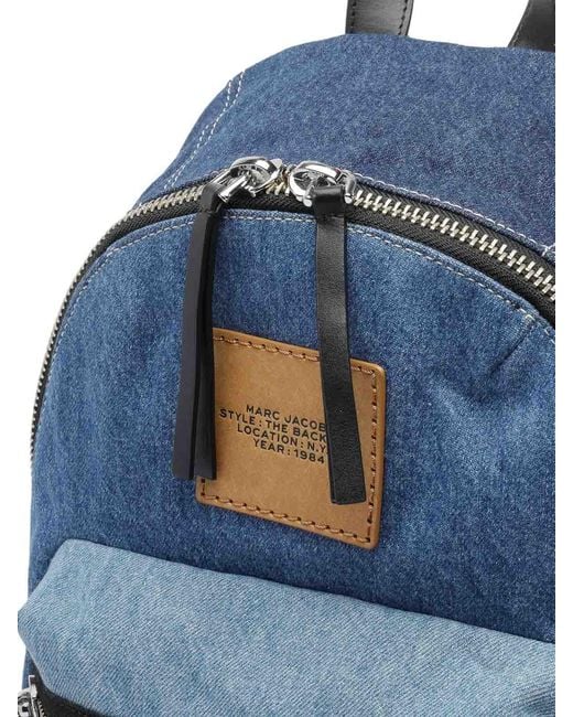 Marc Jacobs Blue The Large Backpack