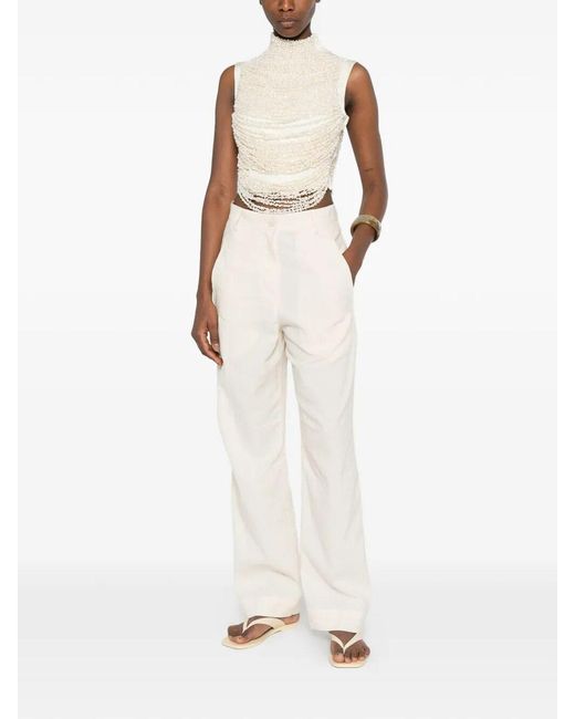 Dries Van Noten White Pincks