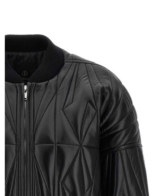 Rick Owens Black Lamb Leather Jacket Clothing for men